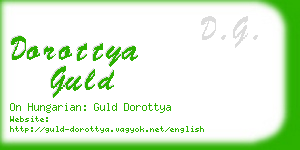 dorottya guld business card